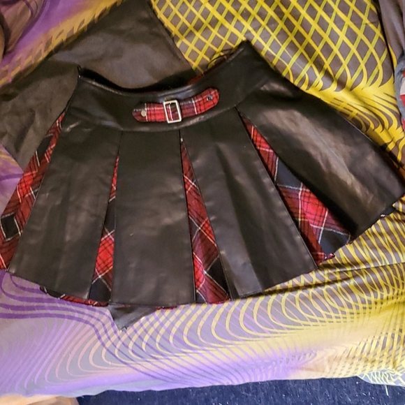 ☆LAST DAY☆ Multi-Piece Stitching Half Skirt - Picture 4 of 7